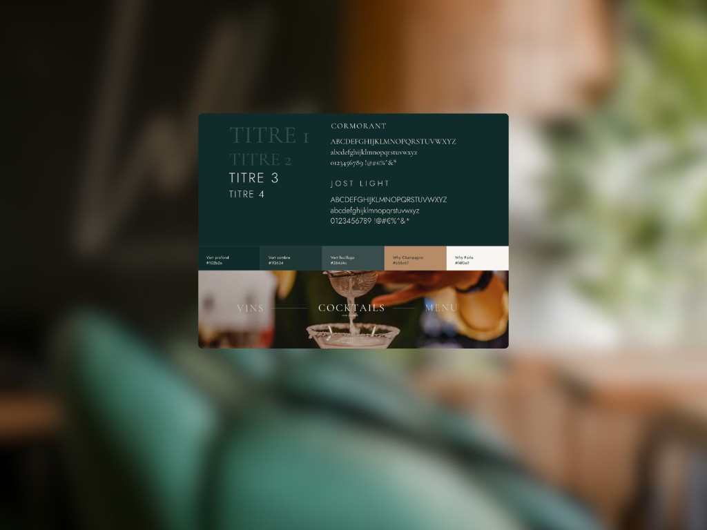 Identité visuelle et supports graphiques réalisés par Ocho